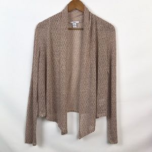 BAR III Open Cascade Front Lightweight Cardigan